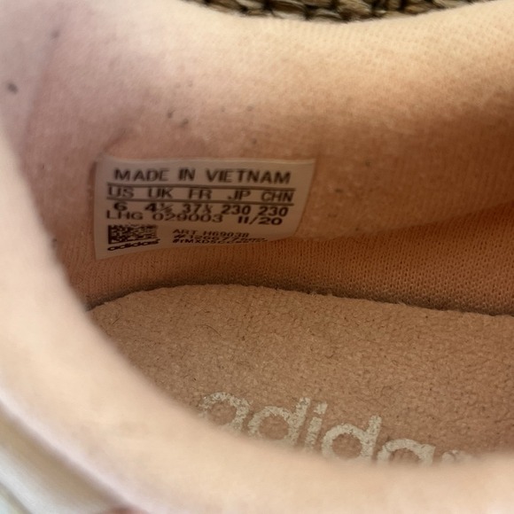 Adidas ZX 1K Boost Women's‎ Size 6 Peach Pink Hi‑Tail H6903R Running Shoes - Picture 11 of 11